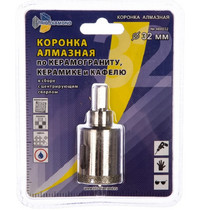 Коронка алмазная по керамике и кафелю Trio-Diamond 32 мм с центрирующим сверлом (400032)