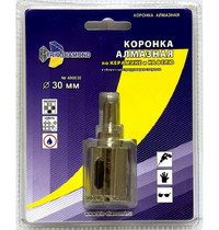 Коронка алмазная по керамике и кафелю Trio-Diamond 30 мм с центрирующим сверлом (400030)