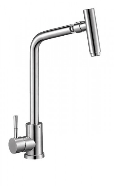 Смеситель для кухни Solone EZA4-C090 (нержавеющая сталь)