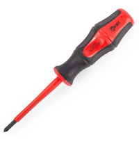 Отвертка диэлектрическая КВТ Профи PZ/SL1х80 мм (79778)