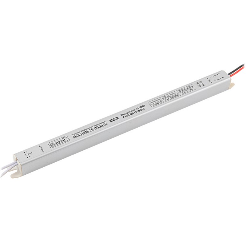 Драйвер светодиодный для лайтбокса GDLI-SS-36 510008 (12В IP20)
