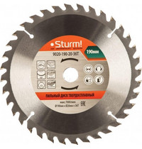 Диск пильный Sturm! 9020-190-20-36T 190x20/16 мм 36 зубьев