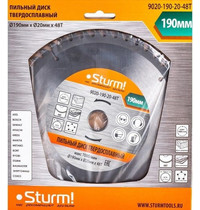 Диск пильный Sturm! 9020-190-20-48T 190x20/16 мм 48 зубьев