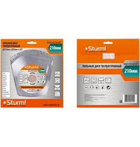 Диск пильный Sturm! 9020-210-30-24T 210x30 мм 24 зуба