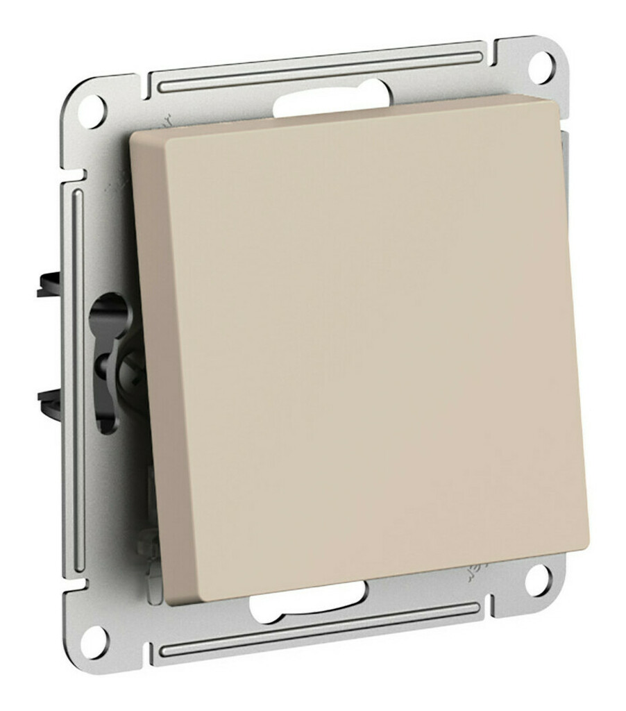 Выключатель 1-клавишный Systeme Electric AtlasDesign ATN001211 (механизм песочный)