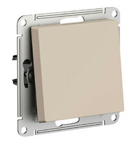 Выключатель 1-клавишный Systeme Electric AtlasDesign ATN001211 (механизм песочный)
