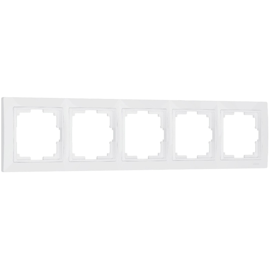 Рамка на 5 постов Snabb Basic Werkel W0052001 (белый)