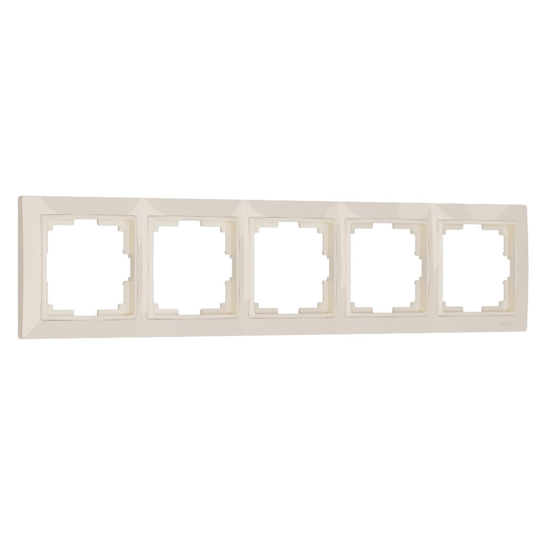 Рамка на 5 постов Snabb Basic Werkel W0052003 (слоновая кость)
