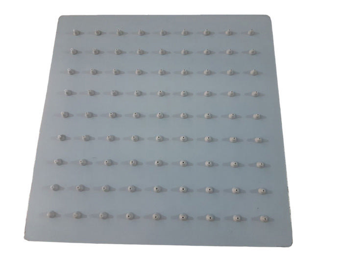 Лейка для душа потолочная AKSA VS-04-INOX 20x20 см INOX (АK0674)