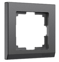 Рамка на 1 пост Stark графит матовый Werkel W0011864