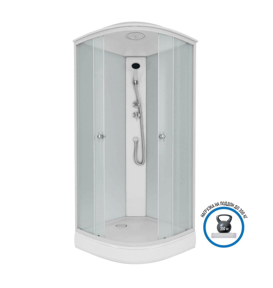 Душевая кабина Niagara Promo P90/13/MT 90х90х215 см (со стеклянной полкой 30х9х5 см)