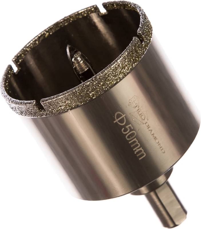 Коронка алмазная по керамике и кафелю Trio-Diamond 50 мм с центрирующим сверлом (400050)