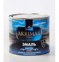 Эмаль алкидная Akrimax Premium ПФ-115 1.7 кг голубая 1590