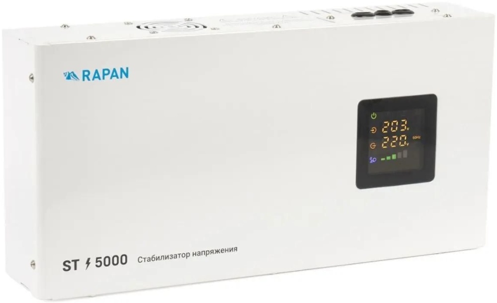 Стабилизатор напряжения настенный Бастион Rapan ST-5000 8903 (5000 ВА релейный 6 ступеней)