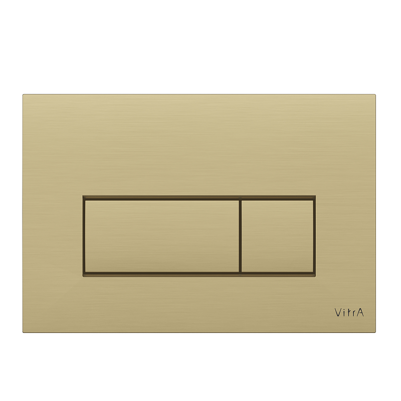 Клавиша смыва для инсталляции Vitra 740-2325 (брашированное золото)