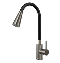 Смеситель для кухни Malawi S316GM-B ут000102196 (оружейная сталь черный излив)