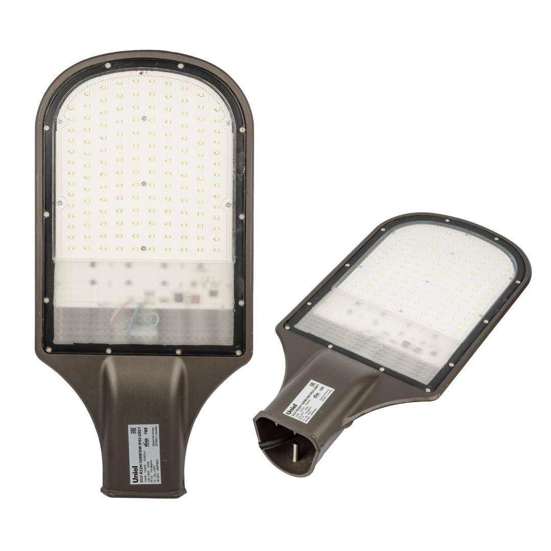 Светильник уличный светодиодный консольный ULV-R22H-100W/6500K IP65 GREY UL-00009441 (дневной белый свет 6500K)
