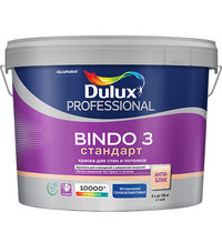 Краска для стен и потолков Luxium Professional Bindo 3 глубокоматовая база BW 9 л (50034501)