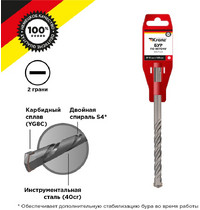 Бур по бетону Kranz KR-91-0014 12x160x100 мм