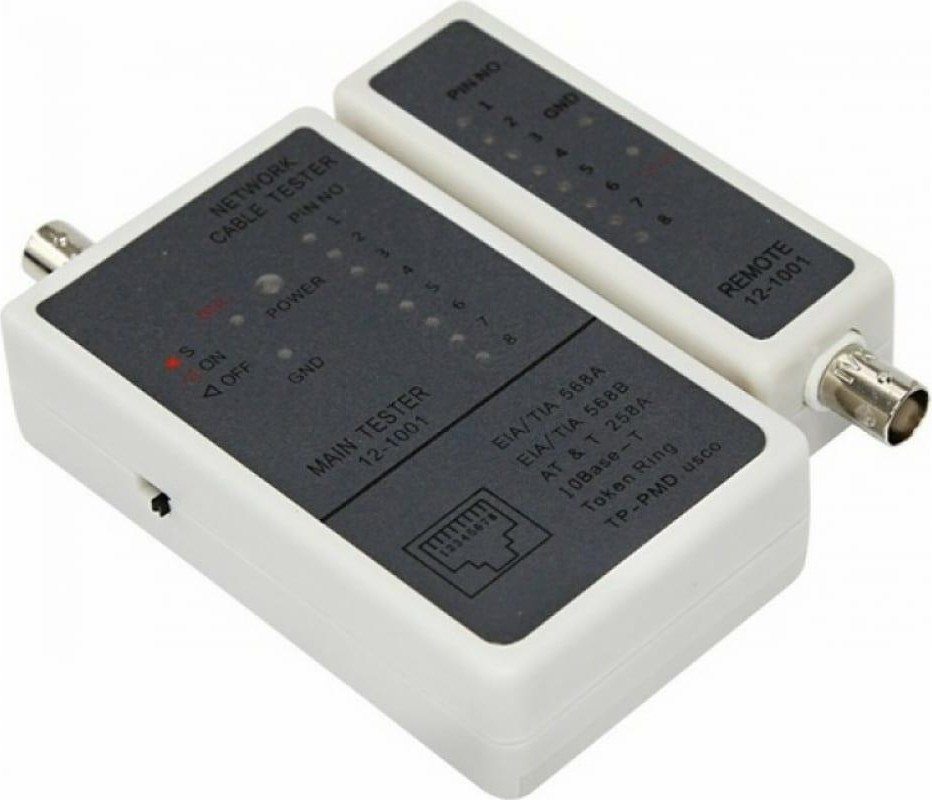 Тестер кабеля RJ-45+BNC 5248 (1/1/100) 12-1001