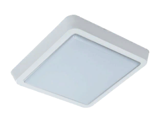 Светильник светодиодный накладной LE LED BK SL LE061200-161 (10 Вт 6500K квадратный)