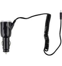 Автомобильное зарядное устройство Energy ET-18A с кабелем micro-USB черное