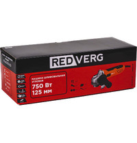 Машина шлифовальная угловая REDVERG RD-AG750-125