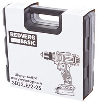 Шуруповерт аккумуляторный Redverg Basic SD12LE/2-2S