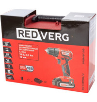 Шуруповерт аккумуляторный Redverg RD-S18MBL/U бесщеточный