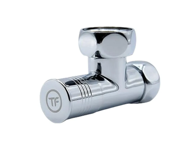 Вентиль для полотенцесушителя Thermofix 23824 (угловой маховик-круг 1