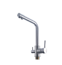 Смеситель для кухни EvaGold FK042C (нержавейка хром со встроенным фильтром под питьевую воду) ут-00160168