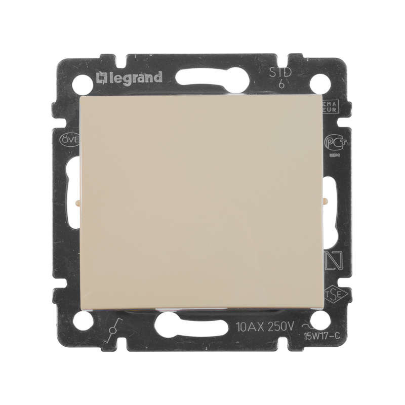 Выключатель Legrand Valena 774306 (1-клавишный, перекрестный, слоновая кость)