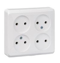 Розетка штепсельная Schneider Electric Этюд РА16-205В 16А 250В