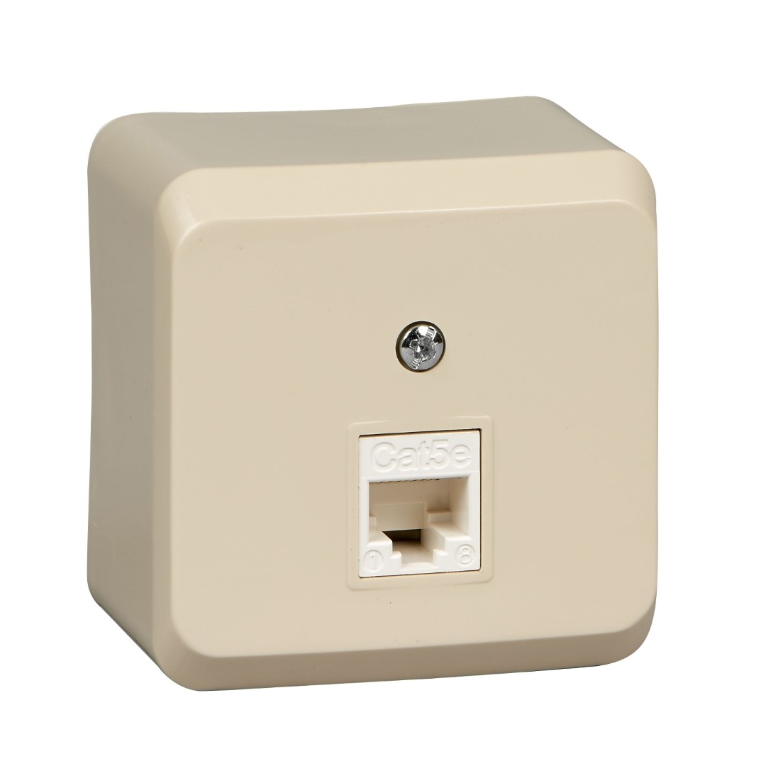 Розетка для интернета Schneider Electric Этюд КОМА-001К RJ45 5Е
