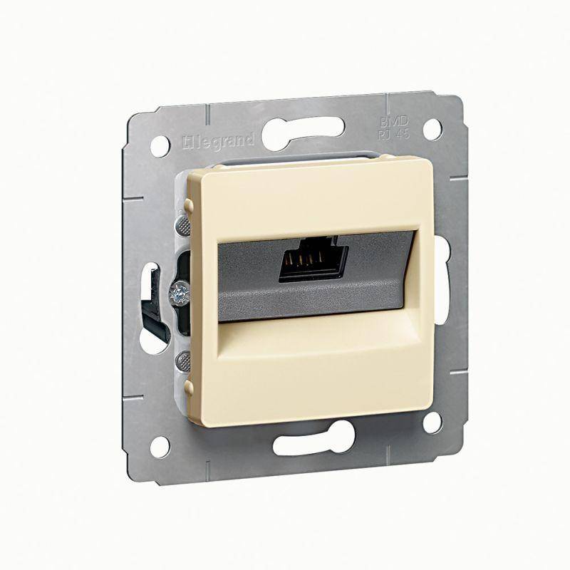 Розетка компьютерная Legrand Cariva 773741 RJ45 6E