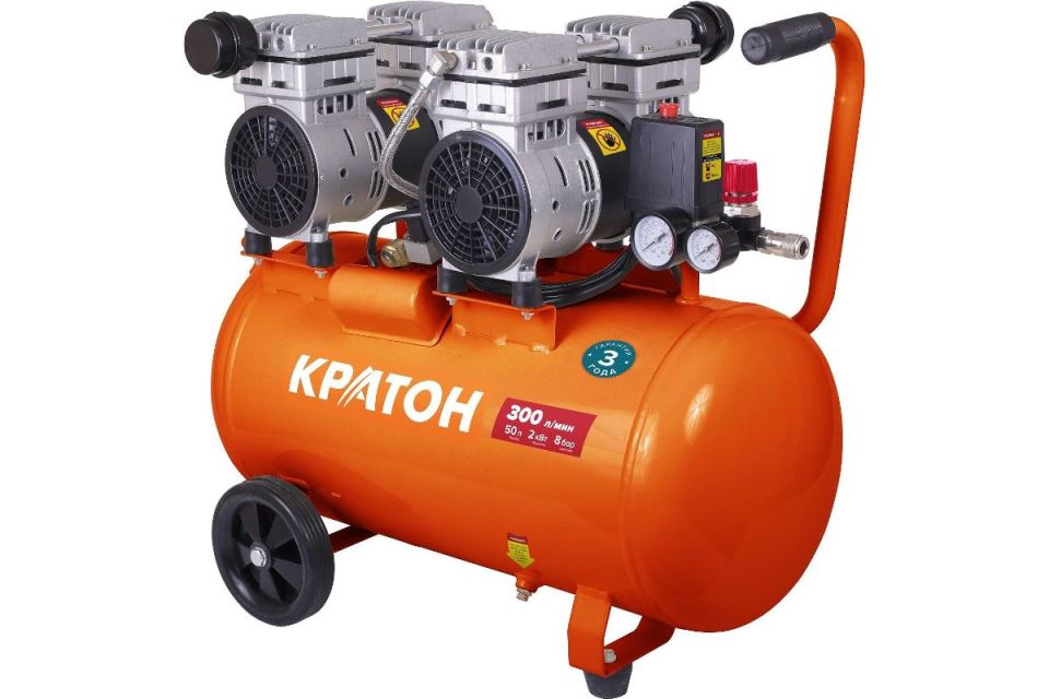 Компрессор безмасляный Кратон АС-300-50-OFS 3 01 01 053 (с прямой передачей)