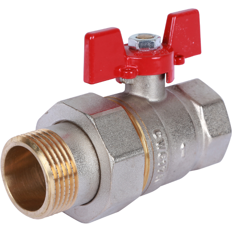 Кран шаровой Rommer RBV-0005-0510225 ВН-НР 1 дюйм (с американкой)