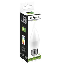 Лампа светодиодная Feron LB-97 25763 7Вт 230В E27 4000K (на ветру)