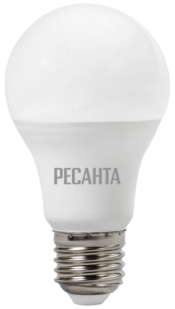 Лампа светодиодная Ресанта LL-R-A60-13W-230-3K-E27 Е2711Вт (груша, теплый белый)