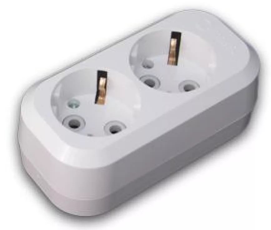 Колодка удлинителя Makel MGP111 (2 гнезда, с заземлением)