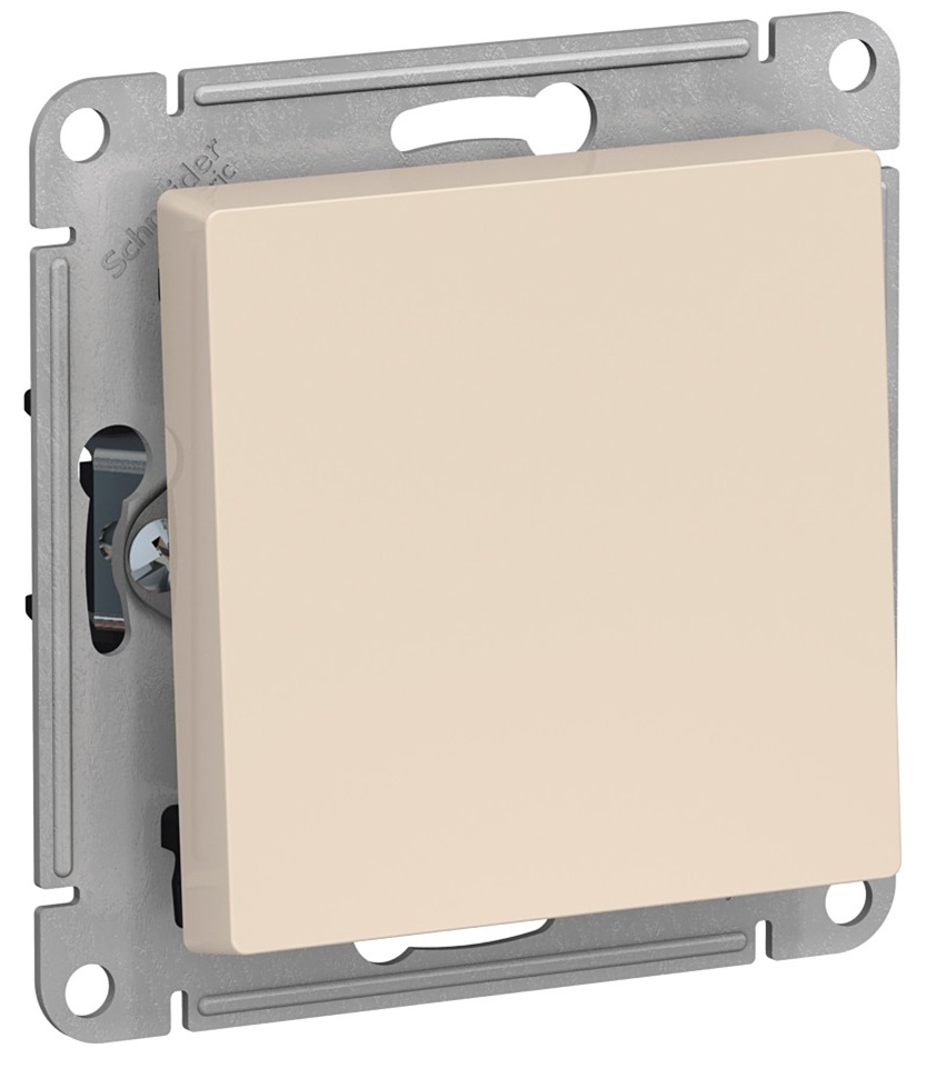 Выключатель Schneider Electric AtlasDesign 10А (1-клавишный, бежевый)