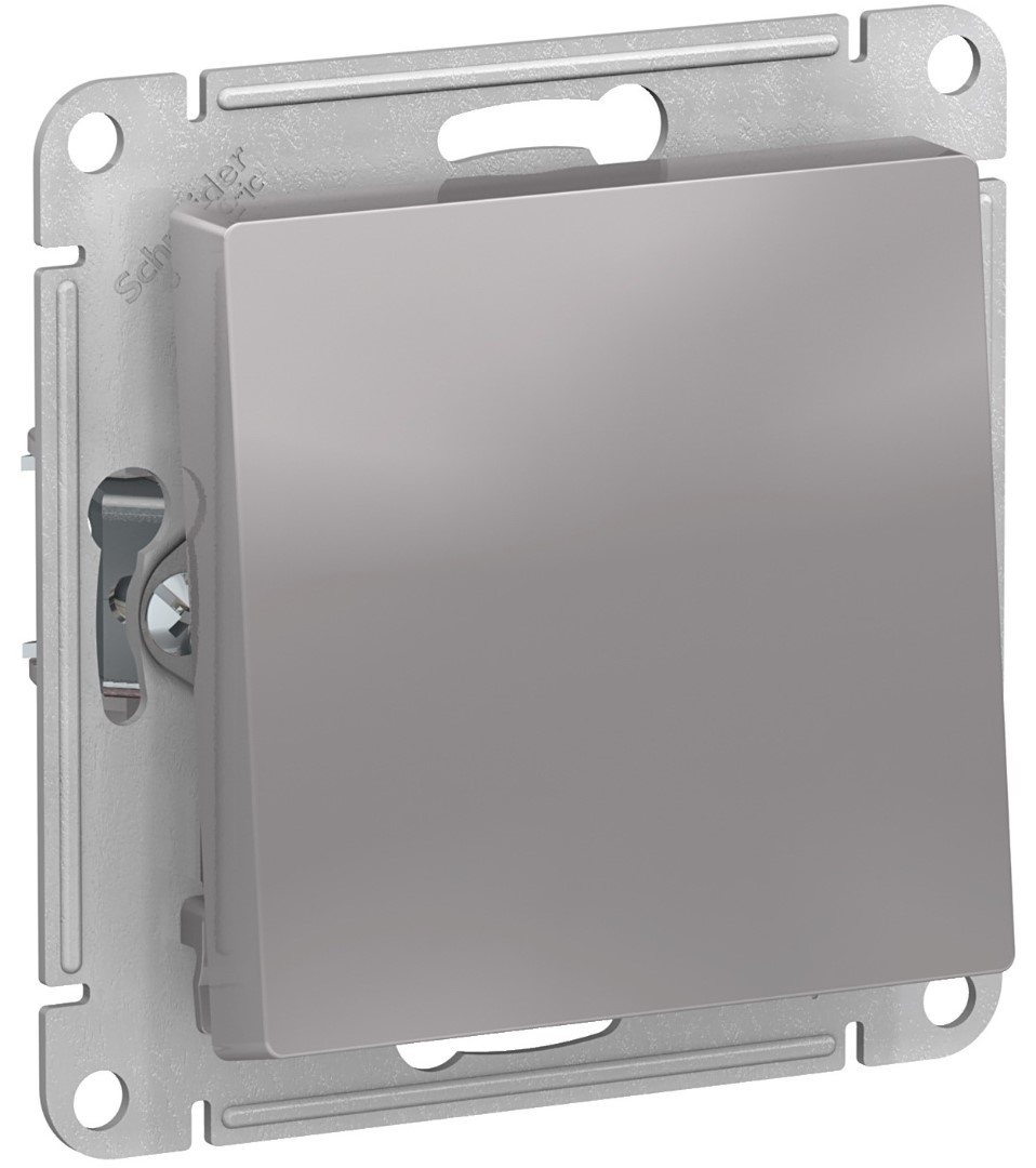 Выключатель Schneider Electric AtlasDesign 10А (1-клавишный, перекрестный, сталь)