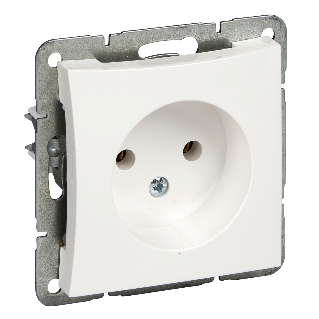 Розетка штепсельная Schneider Electric AtlasDesign 16А (1-местная, бежевый)