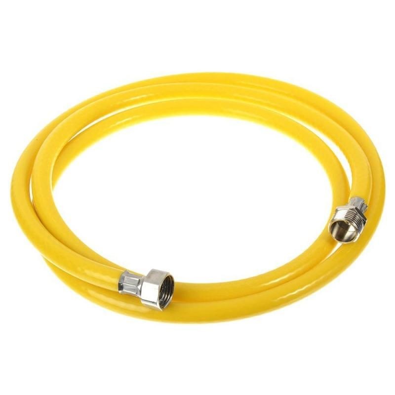 Подводка для газа Tuboflex 1,2м (желтая, гайка-штуцер)