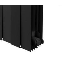 Радиатор биметаллический Royal Thermo PianoForte 500 HC-1054874 480 мм 6 секций секционный, подключение универсальное боковое, цвет Noir Sable)