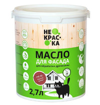 Масло для фасадов Не Краска НФ-00002510 2,7л (цвет красное дерево НК-56)