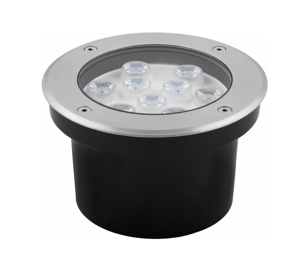 Светильник тротуарный светодиодный Feron SP4113 32113 9LED 9Вт IP67 160мм х 90мм (зеленый, внутренний диаметр 82мм)