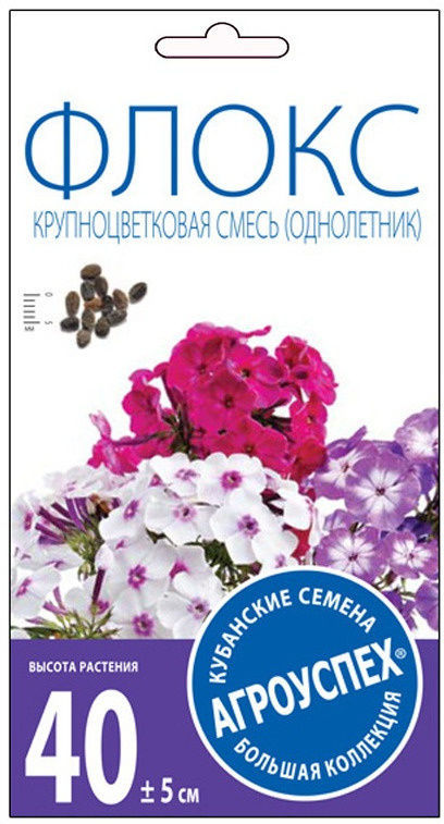 Семена Агроуспех Флокс Крупноцветковая смесь 29784 О*0,2г