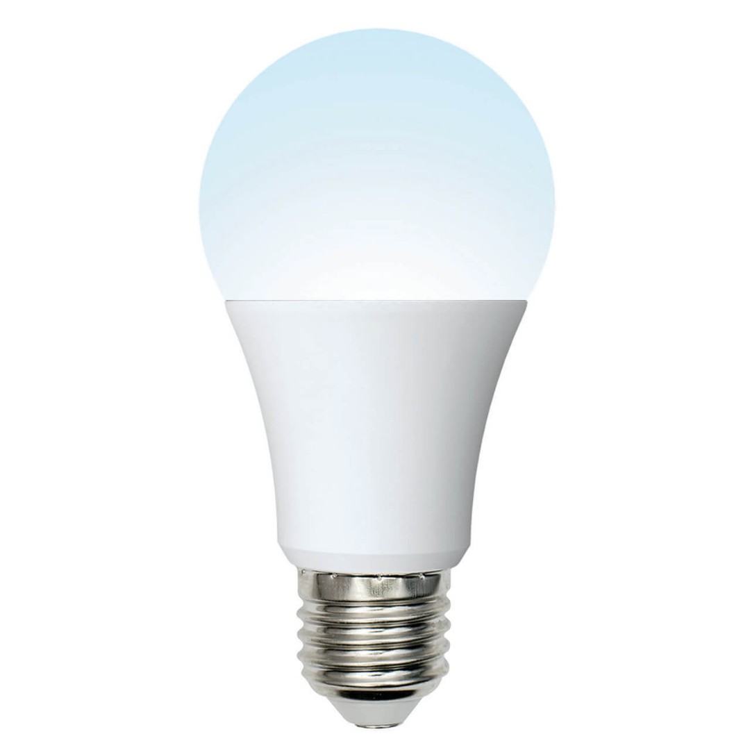 Лампа светодиодная Uniel PLO55WH LED-F60-10W/NW/E27/FR/12-24V UL-00002381 12-24В (форма А, матовая)