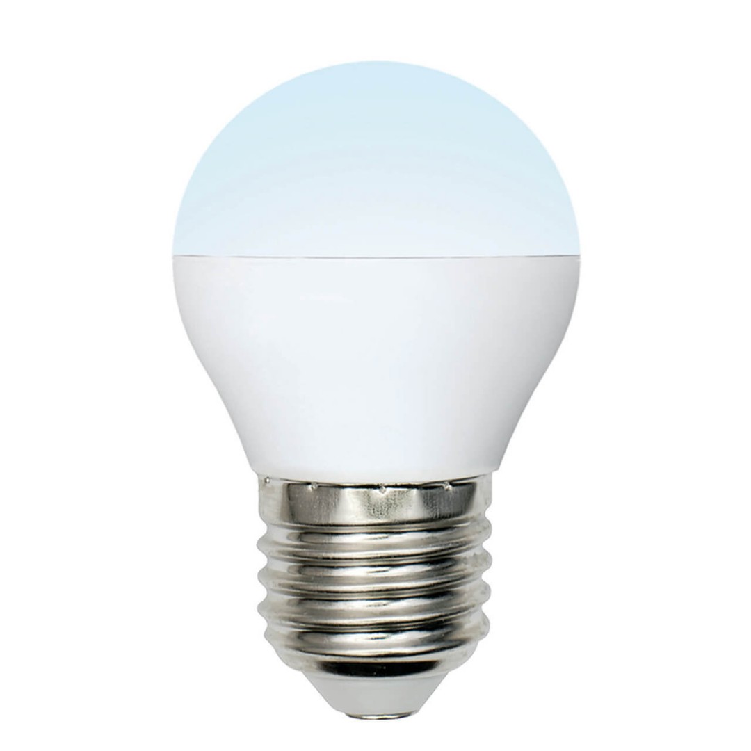 Лампа светодиодная Uniel Multibright LED-G45-6W/NW/E27/FR/MB PLM11WH UL-00002378 4000K (форма шар, матовая, белый свет)